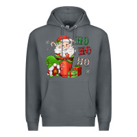 Rock ho ho ho gnome santa coffee cup Premium Hoodie - MaliasSmallBusiness