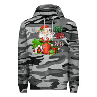 Slate Camo ho ho ho gnome santa coffee cup Premium Hoodie - MaliasSmallBusiness