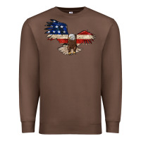 Chestnut 4th july eagle Premium Sweatshirt - MaliasSmallBusiness