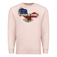 Pale Pink 4th july eagle Premium Sweatshirt - MaliasSmallBusiness