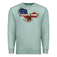 Seafoam 4th july eagle Premium Sweatshirt - MaliasSmallBusiness