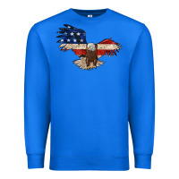 True Royal 4th july eagle Premium Sweatshirt - MaliasSmallBusiness