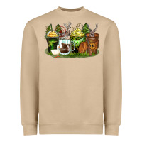 Mushroom hunter coffee cups Heavyweight Sweatshirt - Zillion Design Studio