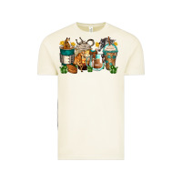 Vintage Arctic horses coffee cups Vintage Tee - Zillion Design Studio