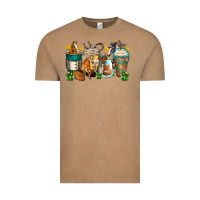 Vintage Coffee horses coffee cups Vintage Tee - Zillion Design Studio