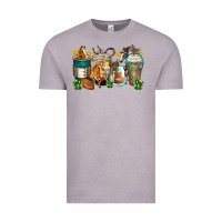 Vintage Zinc horses coffee cups Vintage Tee - Zillion Design Studio