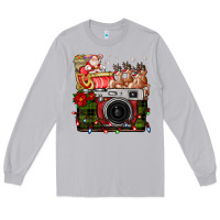 Moon Dust Christmas Santa Vintage Camera Long Sleeve Tee - FaDigitalArtStudio
