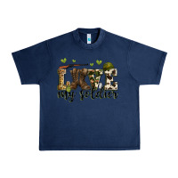 Navy love my soldier Urban Heavy Tee - Zillion Design Studio