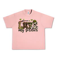 Salmon love my soldier Urban Heavy Tee - Zillion Design Studio