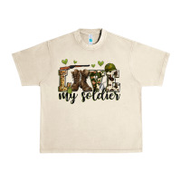 Sandshell love my soldier Urban Heavy Tee - Zillion Design Studio