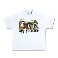 White love my soldier Urban Heavy Tee - Zillion Design Studio