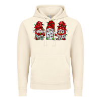 Vintage Artic gnome with christmas lights Vintage Hoodie - JahusDesignShop