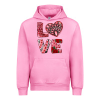 Fuchsia Pink love with pink gemstone Urban Hoodie - RanaPortraitStore