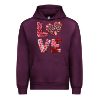 Mauve Wine love with pink gemstone Urban Hoodie - RanaPortraitStore