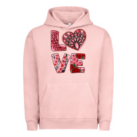 Pigment Salmon love with pink gemstone Urban Hoodie - RanaPortraitStore