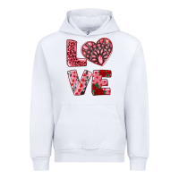 White love with pink gemstone Urban Hoodie - RanaPortraitStore