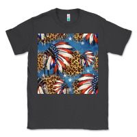 Smoke 4th of july indian headdress seamless pattern Classic Tee - HRA Design Shop