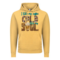 Vintage Mustard i like my coffee cold like my soul Vintage Hoodie - texasbilliewilder