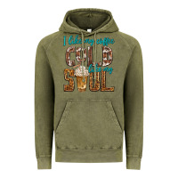 Vintage Olive i like my coffee cold like my soul Vintage Hoodie - texasbilliewilder