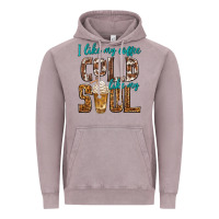 I Like My Coffee Cold Like My Soul Vintage Hoodie | Teevron