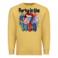 Antique Gold party in the usa Premium Sweatshirt - MaliasSmallBusiness