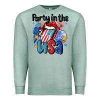 Seafoam party in the usa Premium Sweatshirt - MaliasSmallBusiness