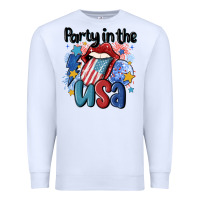 White party in the usa Premium Sweatshirt - MaliasSmallBusiness