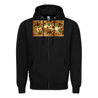 Black juneteenth sunflower's licence plate template Zipper Hoodie - Artiststas