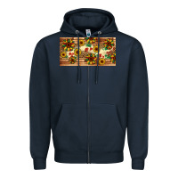 Navy juneteenth sunflower's licence plate template Zipper Hoodie - Artiststas