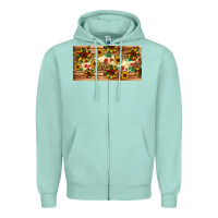 Seafoam juneteenth sunflower's licence plate template Zipper Hoodie - Artiststas