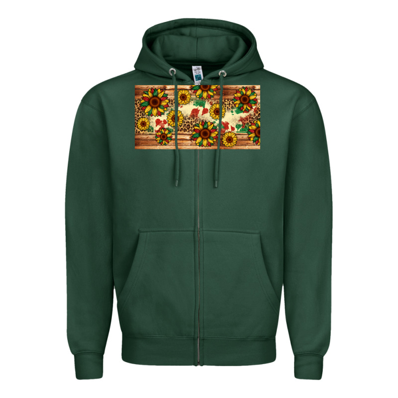 Juneteenth Sunflower's Licence Plate Template Zipper Hoodie by Artiststas | Teevron