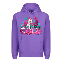 Purple im so freaking cold pink christmas snowman Premium Hoodie - MaliasSmallBusiness