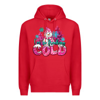 Red im so freaking cold pink christmas snowman Premium Hoodie - MaliasSmallBusiness