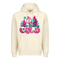 Sandshell im so freaking cold pink christmas snowman Premium Hoodie - MaliasSmallBusiness