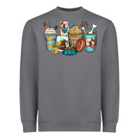 Storm english bulldog coffee cups Heavyweight Sweatshirt - Zillion Design Studio