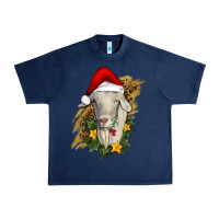 Navy christmas goat Urban Heavy Tee - RanaPortraitStore