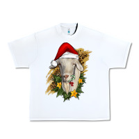 White christmas goat Urban Heavy Tee - RanaPortraitStore