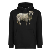 Black hampshire sheep Heavyweight Hoodie - LillyAllenDesigns