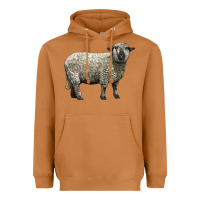 Meerkat hampshire sheep Heavyweight Hoodie - LillyAllenDesigns