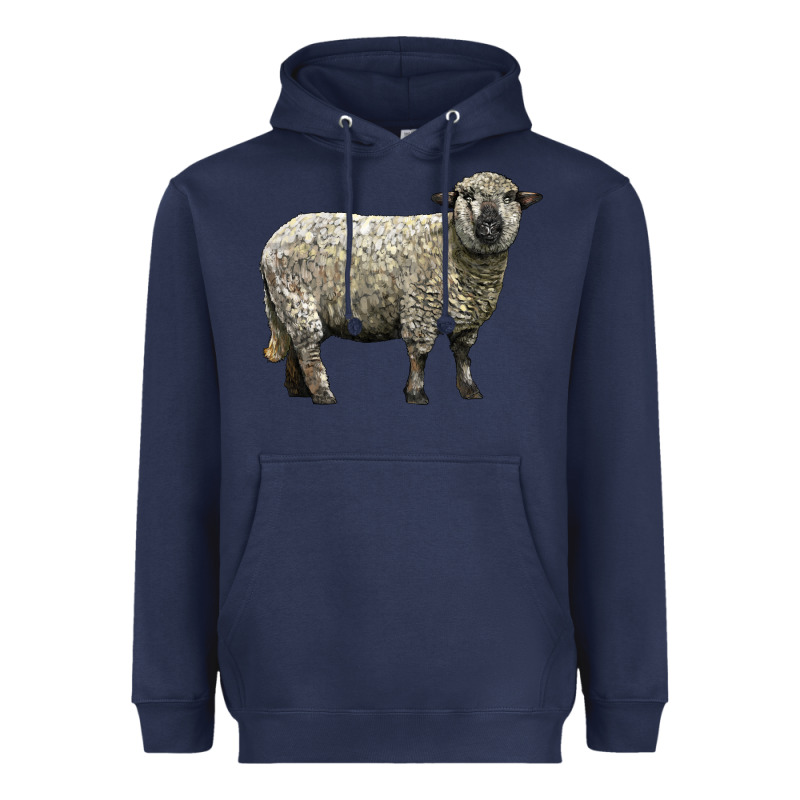 Hampshire Sheep Heavyweight Hoodie by LillyAllenDesigns | Teevron