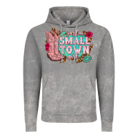 Cloud Rock just a small town girl cowgirl boots Vintage Hoodie - texasbilliewilder