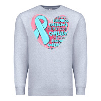 Heather Grey survivor malia Premium Sweatshirt - MaliasSmallBusiness