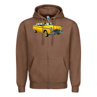 Chestnut taxi cab Zipper Hoodie - Artiststas