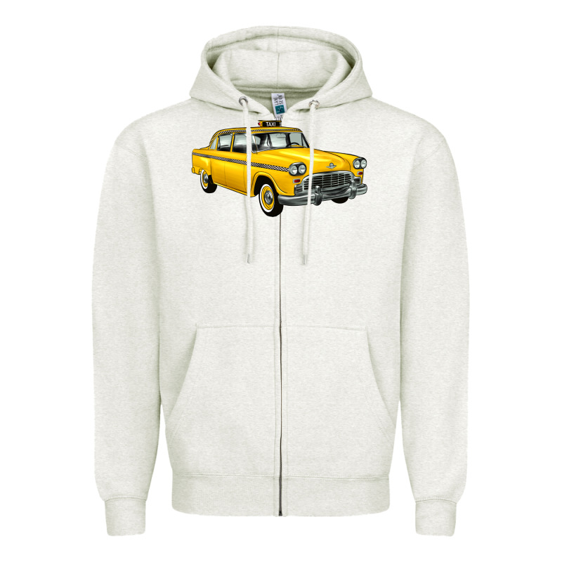 Taxi Cab Zipper Hoodie by Artiststas | Teevron