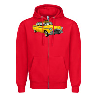 Red taxi cab Zipper Hoodie - Artiststas