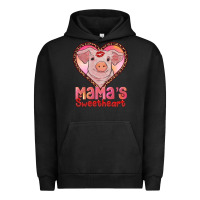Pigment Black mamas sweetheart baby pig Urban Hoodie - RanaPortraitStore