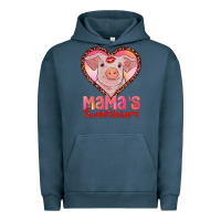 Pigment Midnight Navy mamas sweetheart baby pig Urban Hoodie - RanaPortraitStore