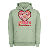 Pigment Oil Green mamas sweetheart baby pig Urban Hoodie - RanaPortraitStore