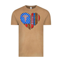 Vintage Camel 4th of july nurse heart flag Vintage Tee - texasbilliewilder