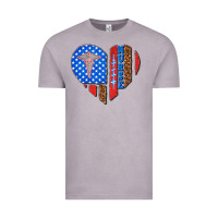 Vintage Zinc 4th of july nurse heart flag Vintage Tee - texasbilliewilder